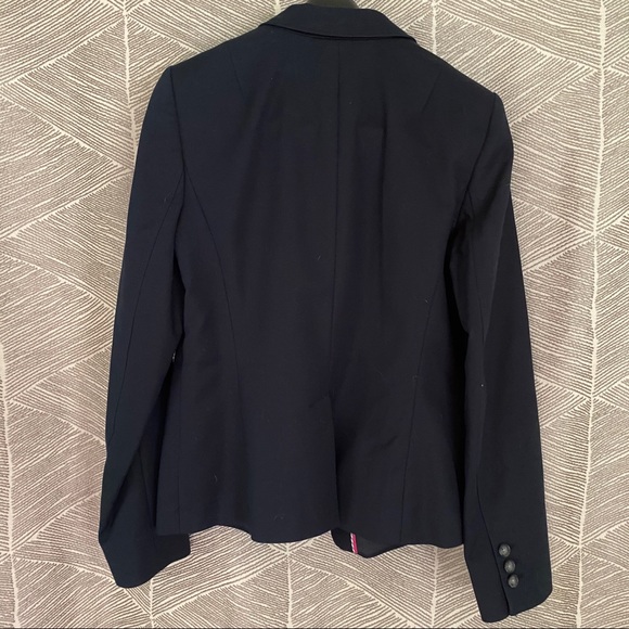 Banana Republic 👜 Navy Cotton Blazer - Picture 2 of 8